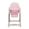 Convertible High Chair on Wheels with Removable Tray, Height and Angle Adjustment for Baby And Toddler, Pink