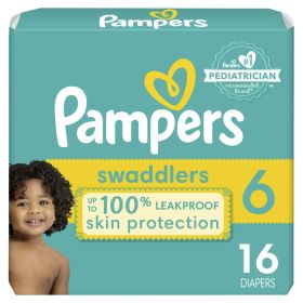 Pampers Swaddlers Diapers Size 6, 16 Count