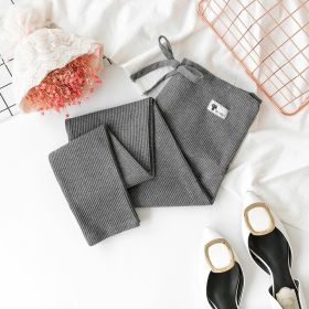 Leggings Pregnancy Clothes Pants Ropa Mujer Embarazada Premama (Option: Dark gray-2XL)