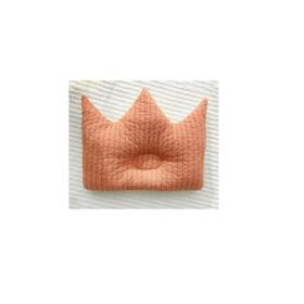 Cotton Breathable Shaping Pillow Anti-deviation Head Baby Correction (Option: A41 Crown Rust Red)