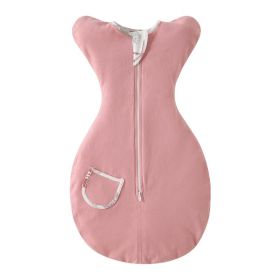 New Baby Swaddling Sleeping Bag (Option: Pink-S)