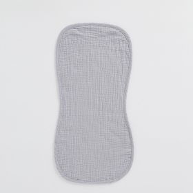 Cotton Gauze Layers Sweat-absorbing Towel Soft (Option: Smoky Gray)