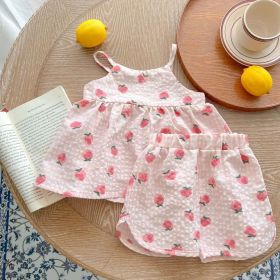 Baby Animal Print Sling Tops Combo Shorts 2-Pieces Sets (Size/Age: 90 (12-24M))