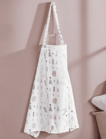 Breastfeeding Towel Vest Go Out And Fig  Sling Pure Cotton Anti-lighting Artifact Nursing Clothes (Option: Sweetheart Bear-100x70CM)